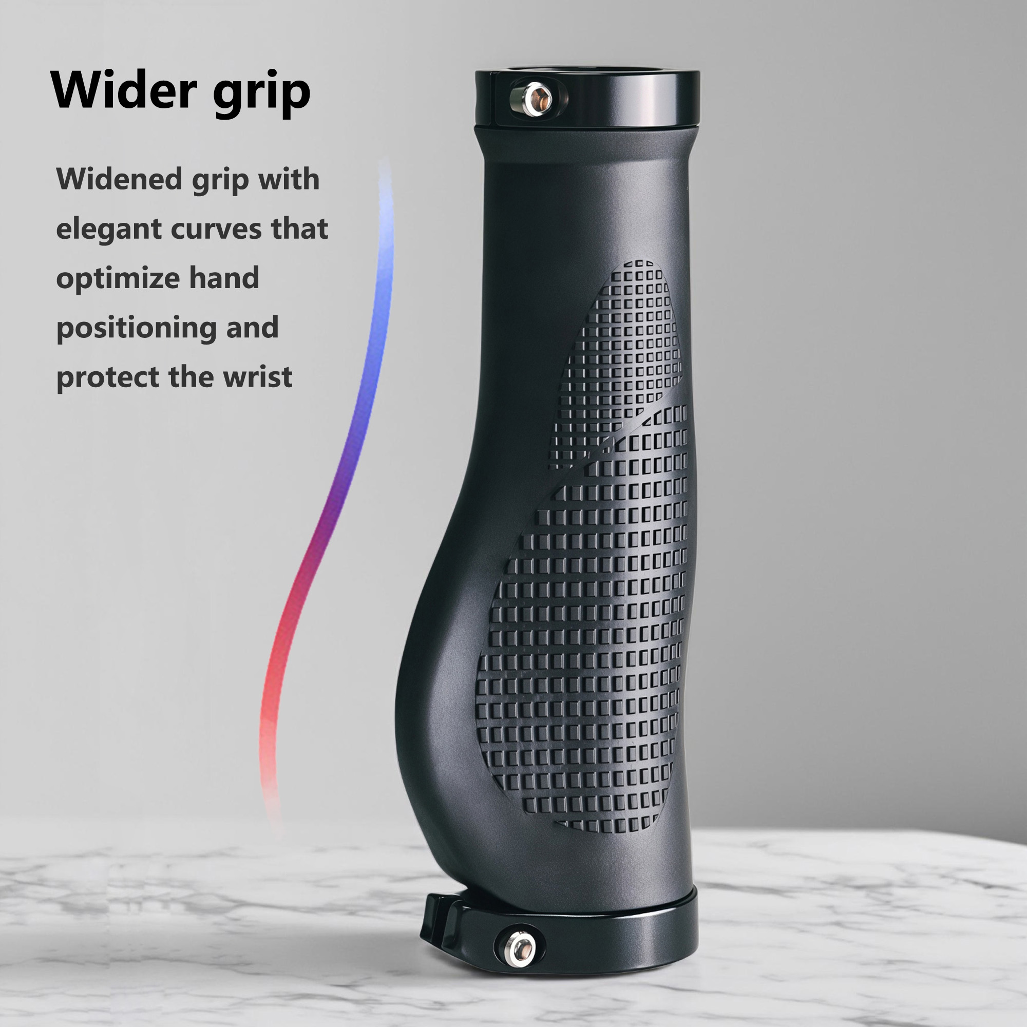 Bell Handlebar Ring - SHIZIWANGRI زوج واحد من مقابض مقود