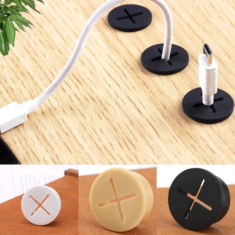 Cable Lock Flexible - 5 قطعة المطاط المرن جولة كابل