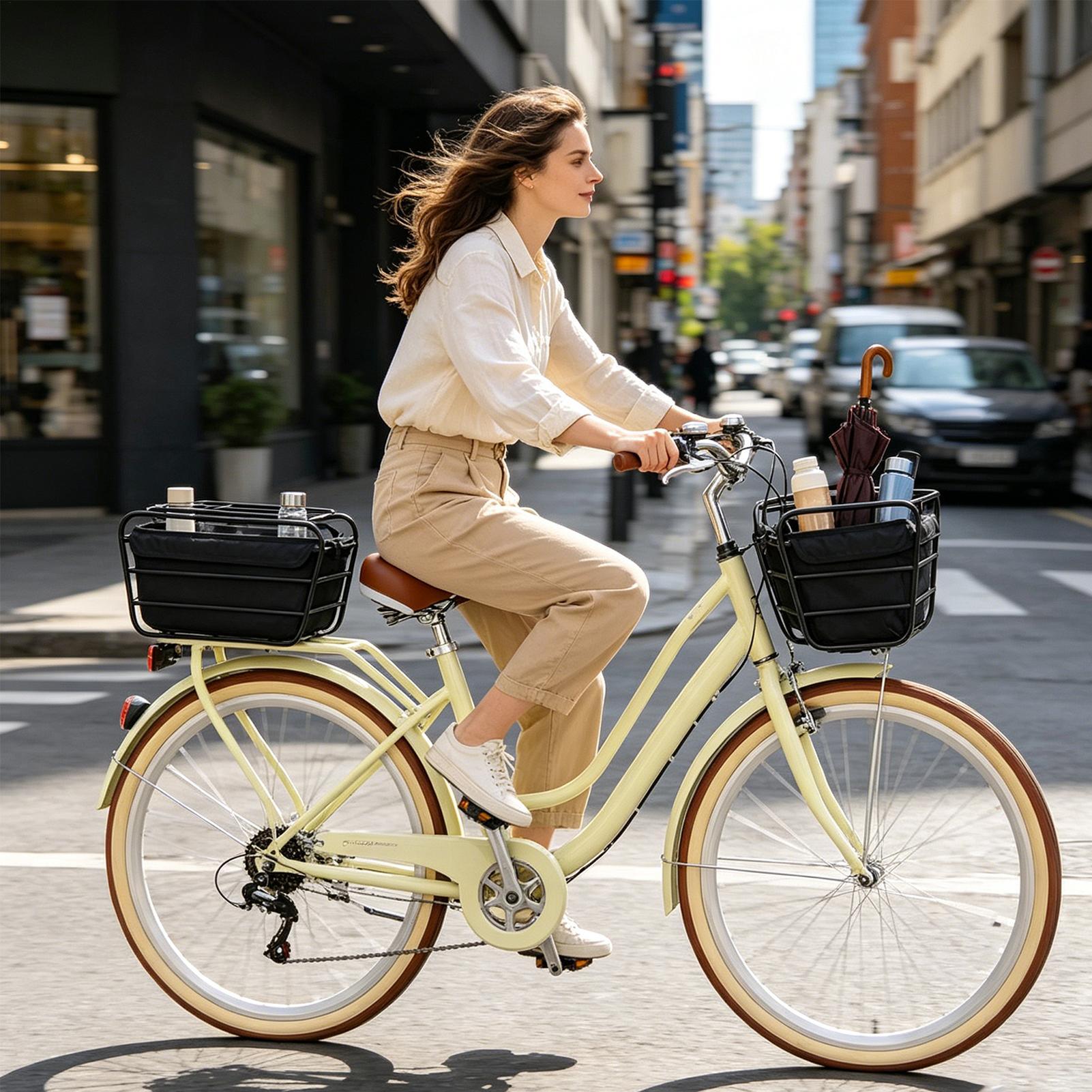 سلة دراجة كبيرة الحجم وعالية ا - مراجعة Cycling For Commute وسعره