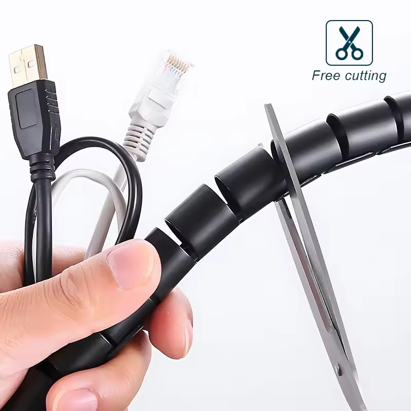 2 متر مرنة دوامة سلك كابل حامي - مراجعة Cable Lock Flexible وسعره