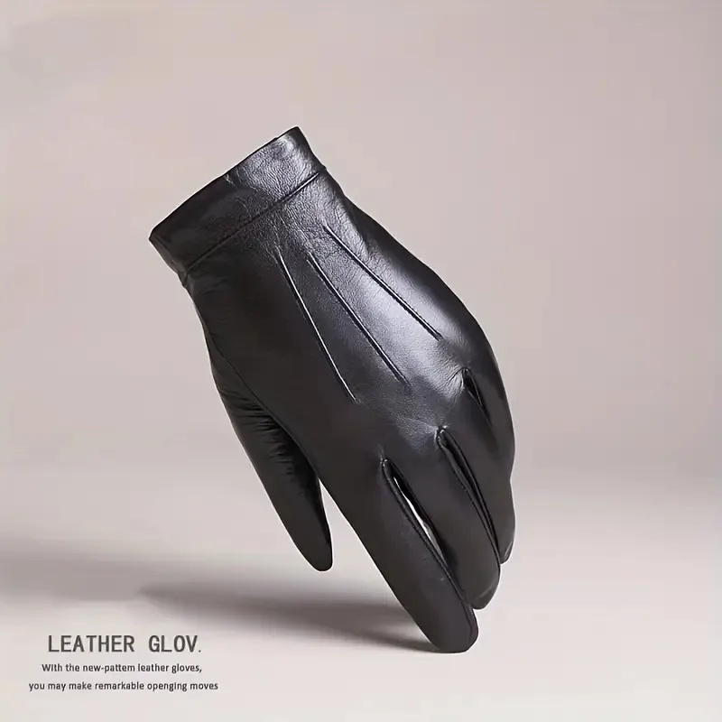 قفازات جلد الغنم القصيرة للرجا - مراجعة Winter Cycling Commute Gear وسعره
