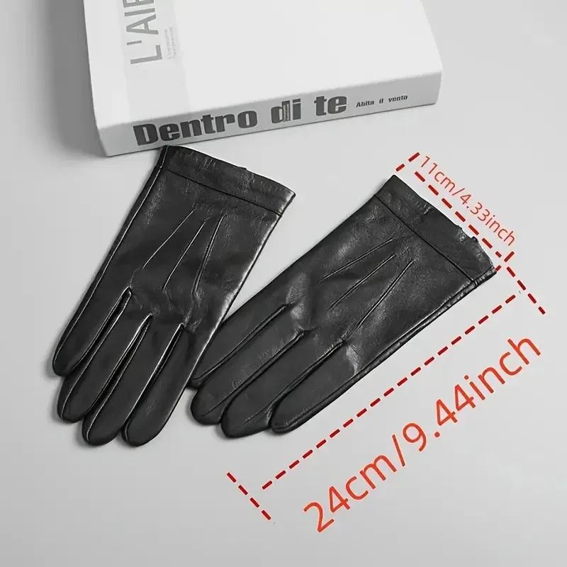 قفازات جلد الغنم القصيرة للرجا - مراجعة Winter Cycling Commute Gear وسعره