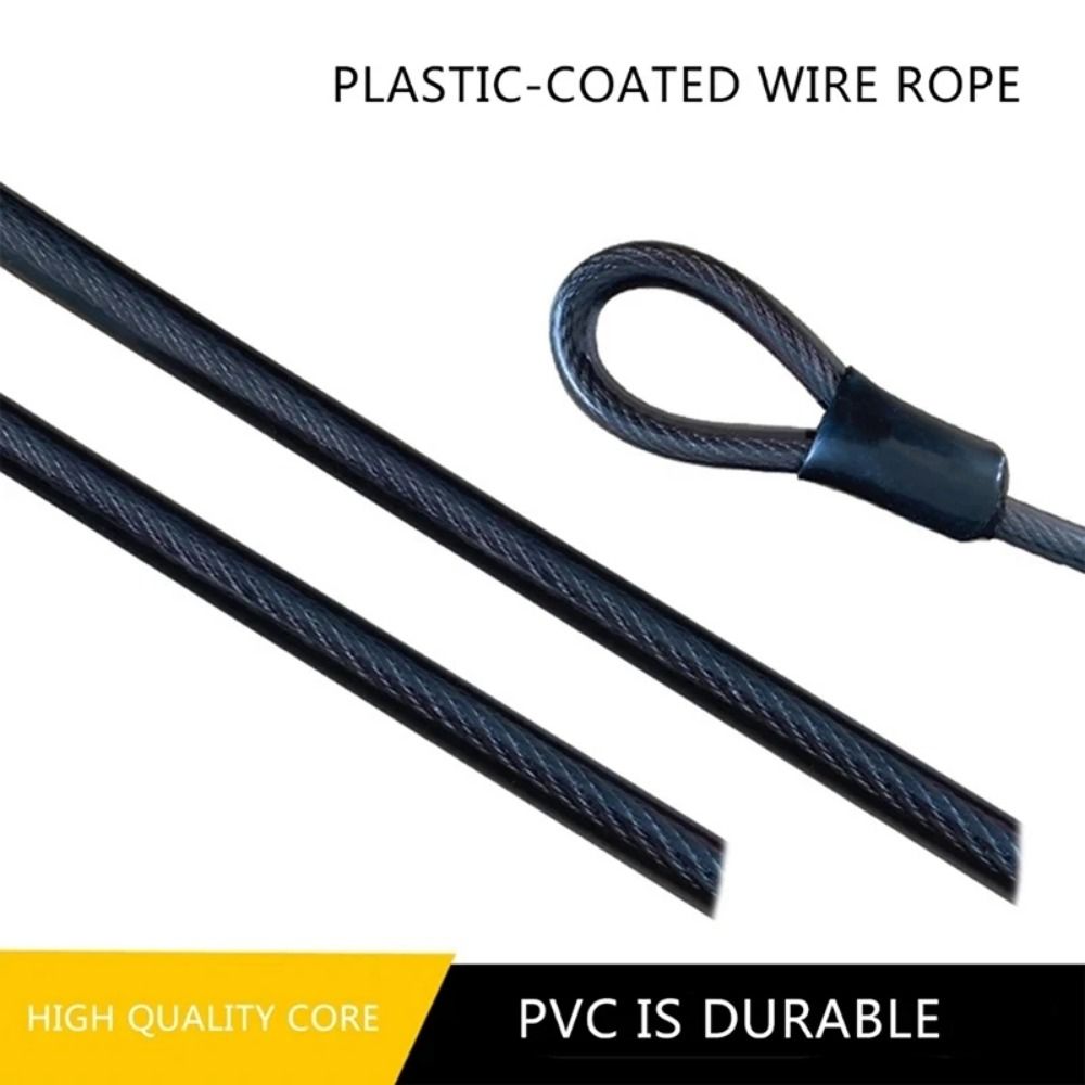 قفل دراجة مضاد للسرقة بكابل قا - مراجعة Cable Lock Flexible وسعره