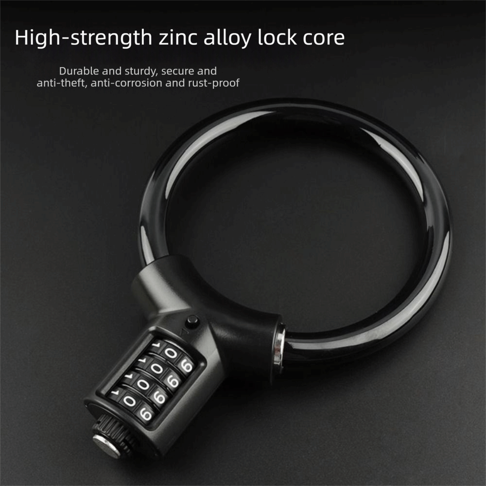 قفل دراجة مرن بأربعة أرقام، قف - مراجعة Cable Lock Flexible وسعره