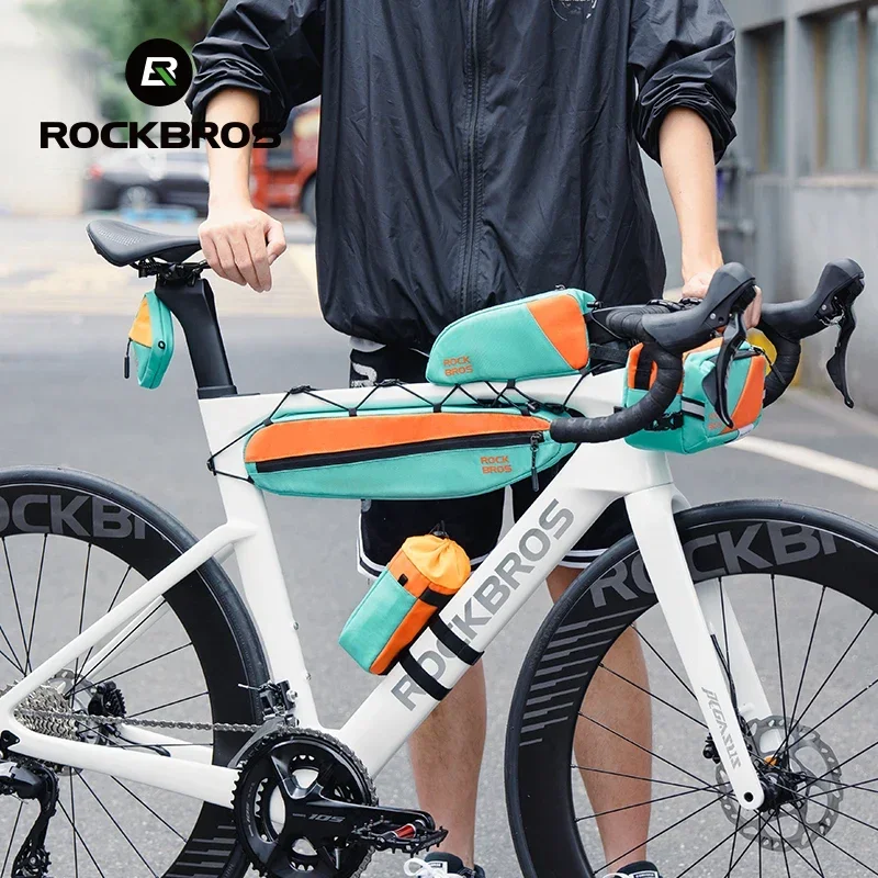 ROCKBROS حقيبة الدراجة كومبو ا - مراجعة Cycling Journey وسعره