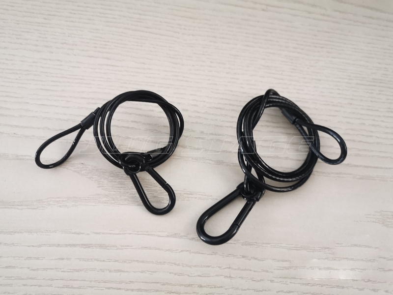 10 قطعة/الوحدة الأسود 3 مللي م - مراجعة Cable Lock Flexible وسعره