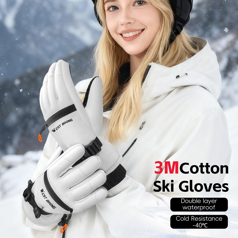 قفازات تزلج قطنية من WEST BIKI - مراجعة Winter Cycling Commute Gear وسعره